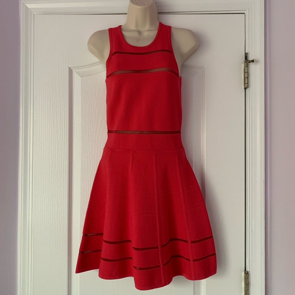 Nicole Miller Artelier Hot Pink dress. Size P. Worn Twice. No tears or snags.